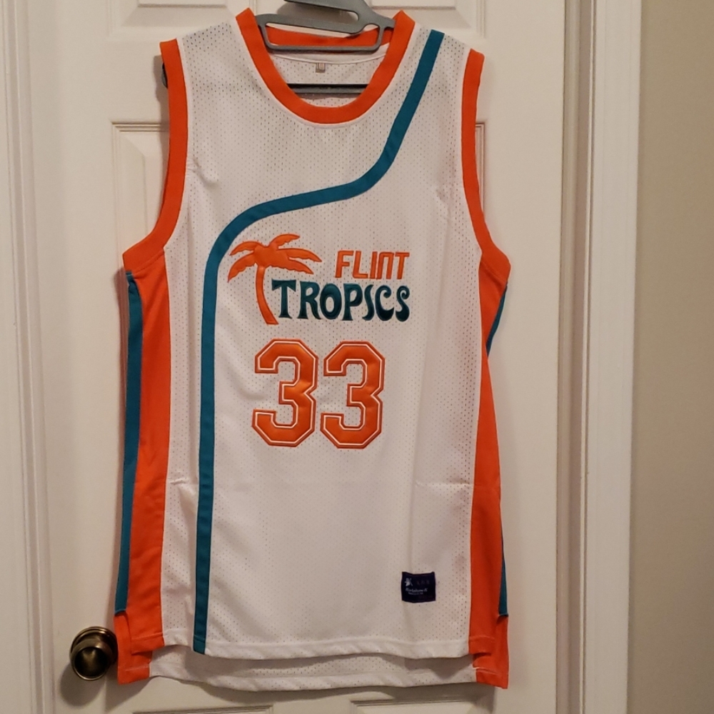 Will Farrell Jackie Moon Flint Tropics Jersey 48